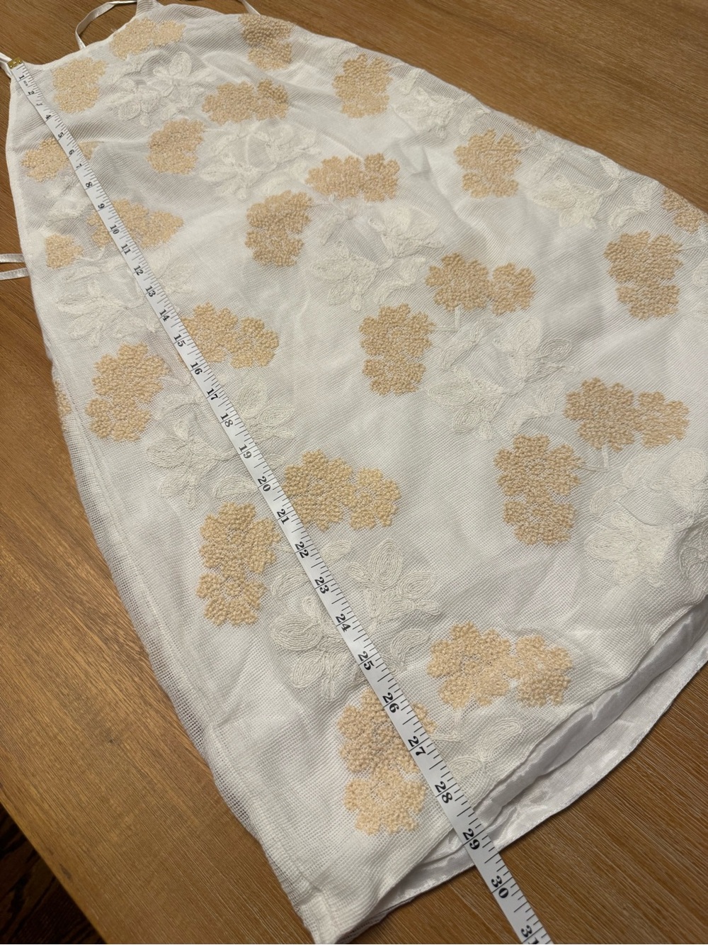 Free People Chrissy Embroidered Halter Mini Dress Ivory Gold Size 2 NWT - Picture 9 of 9